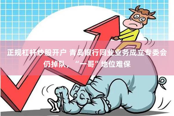 正规杠杆炒股开户 青岛银行同业业务成立专委会仍掉队，“一哥”地位难保